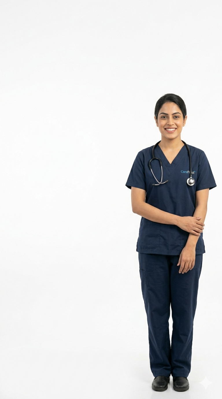 Verified Workeezi nurse providing home healthcare